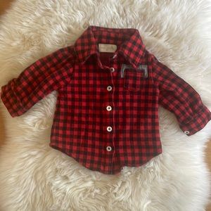 Baby Boys Buffalo Check Lumberjack Button Up